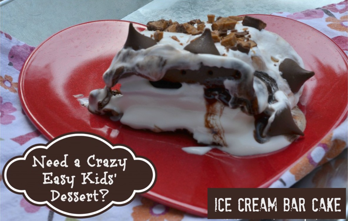 Ice Cream Bar Cake {easy kids' dessert} Krista Gilbert