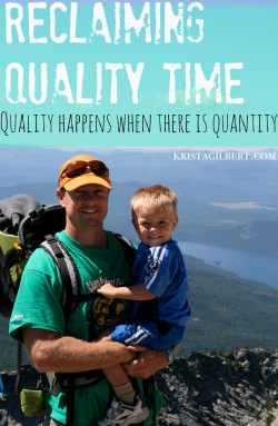 Day #21: Reclaiming Quality Time