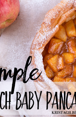 Simple Dutch Baby Pancake Recipe