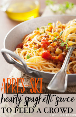 Apres-Ski Hearty Spaghetti Sauce