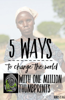 5 Ways To Change the World with One Million Thumbprints