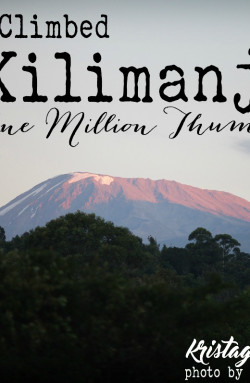 Why I Climbed Mt.Kilimanjaro for Women in War Zones