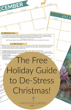 FREE: Christmas Planning Ebook & Printables to De-Stress Christmas