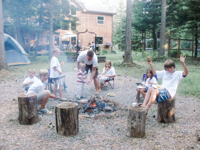 campfire, summer, cousin camp