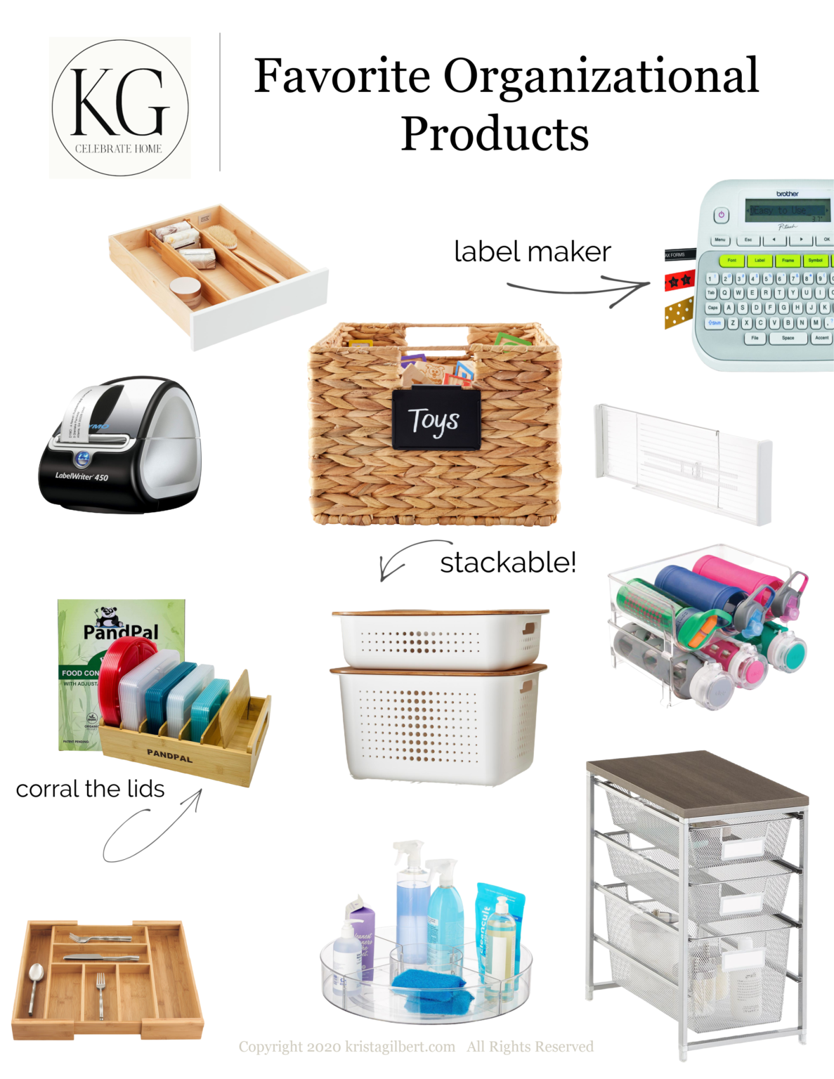 My Favorite Organizational Products Krista Gilbert