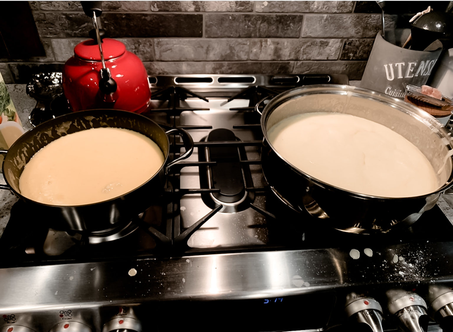 Fondue Neuchateloise (Classic Gruyere Cheese Swiss Fondue) Krista Gilbert