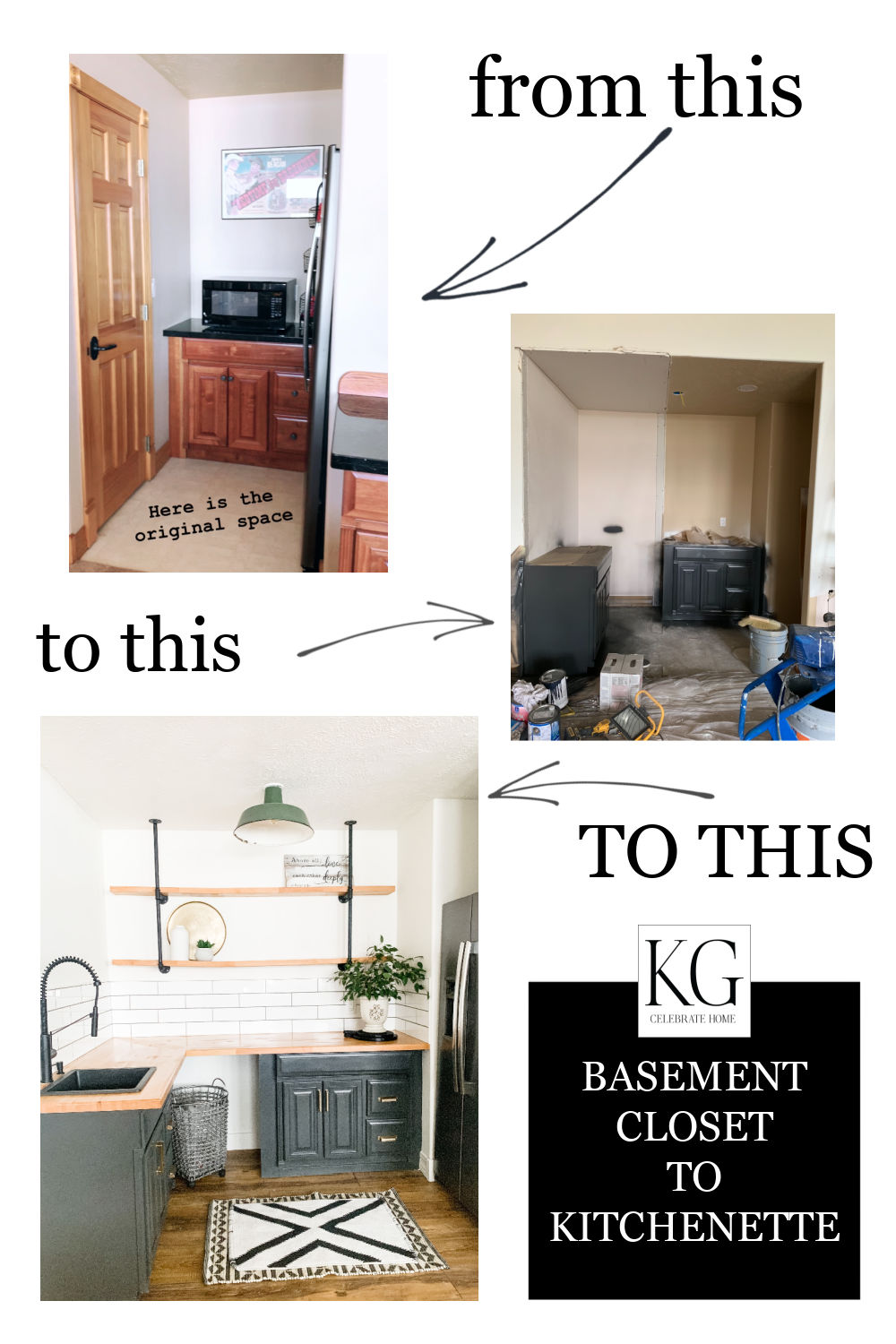 Basement Remodel Closet Turns Into Krista Gilbert