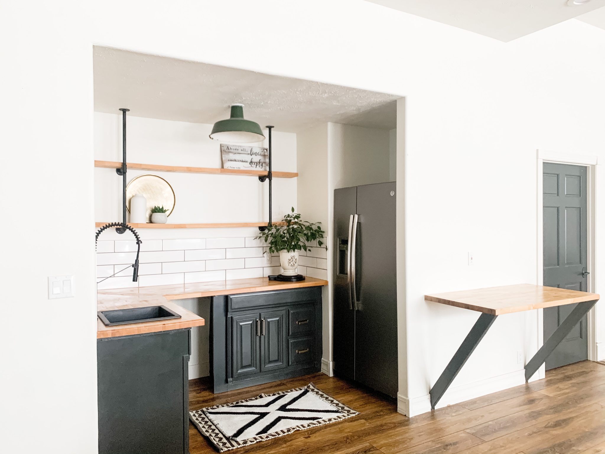 Basement Remodel: Closet Turns Into Kitchenette - Krista Gilbert